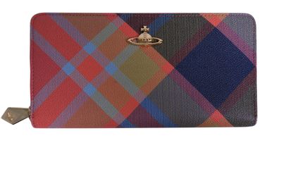 Vivienne Westwood Harlequin Derby Zip Around Purse, front view